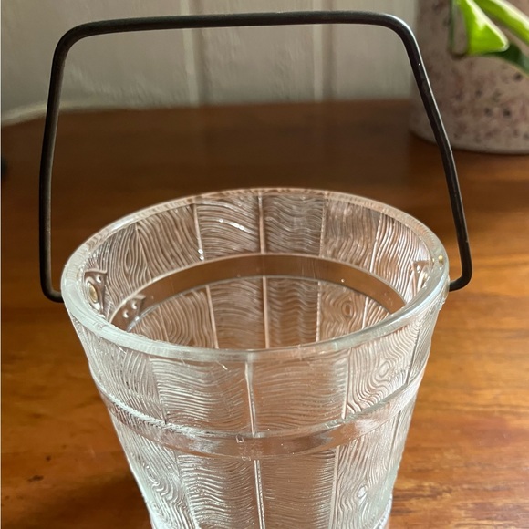 Other - Vintage Small Indiana Glass Bucket with Handle